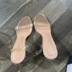 Rose Gold Square Heel